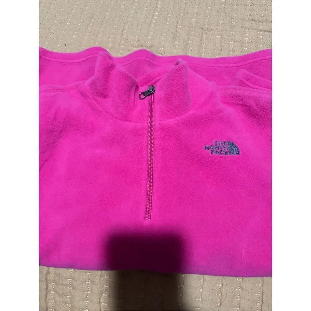 The north face pink pullover long sleeve sweater girls 18 XL